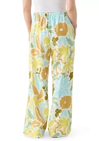 Petite Relaxed Print Pants