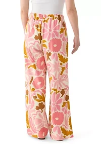 Petite Relaxed Print Pants