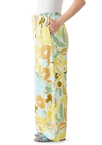 Petite Relaxed Print Pants