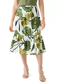Petite Floral Skirt