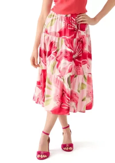 Petite Floral Skirt