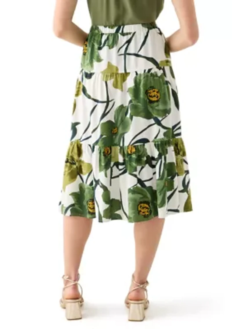 Petite Floral Skirt