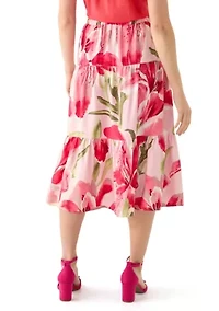 Petite Floral Skirt