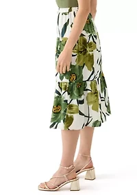 Petite Floral Skirt
