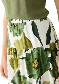 Petite Floral Skirt