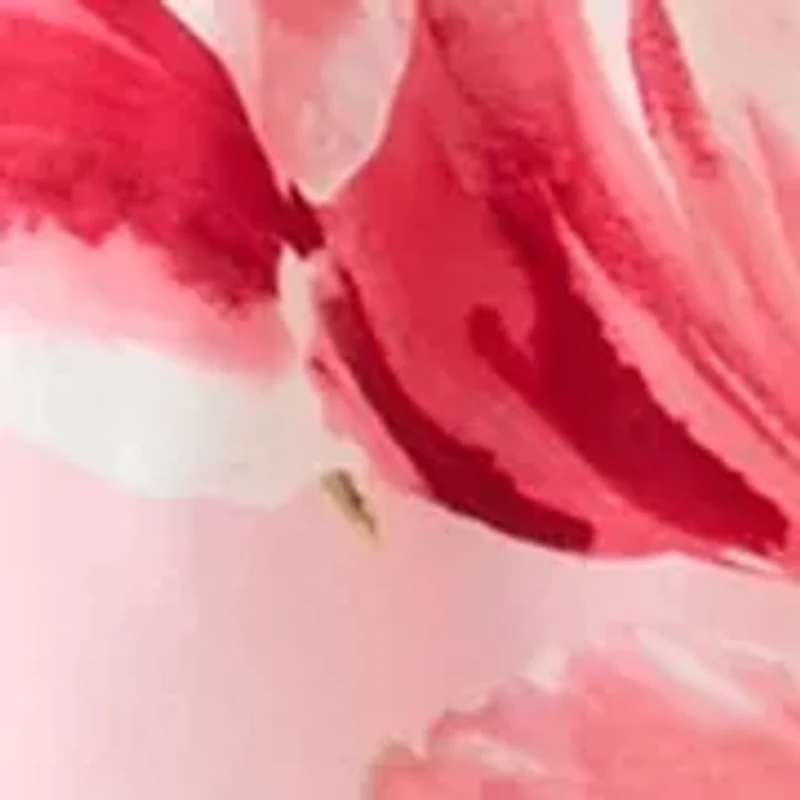 Petite Short Sleeve Printed Dress