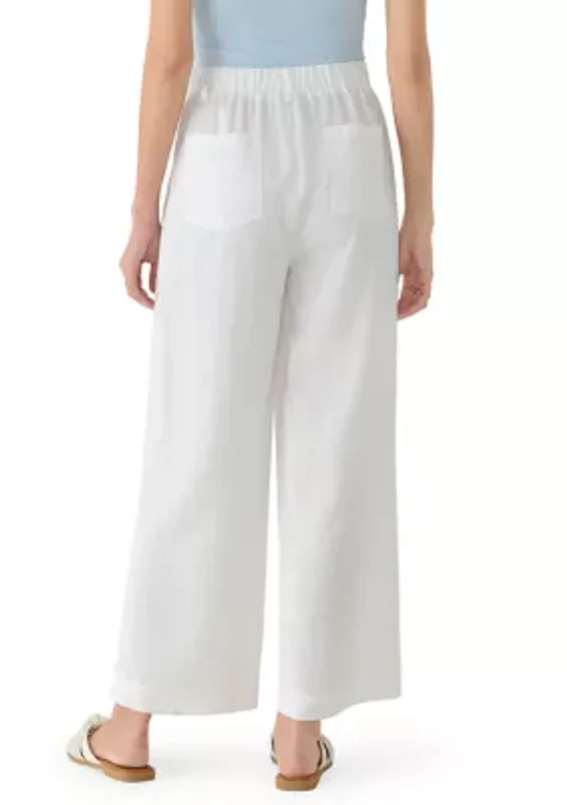 Petite Tencel Pull On Pants