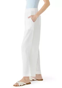 Petite Tencel Pull On Pants