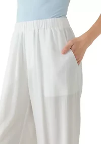 Petite Tencel Pull On Pants