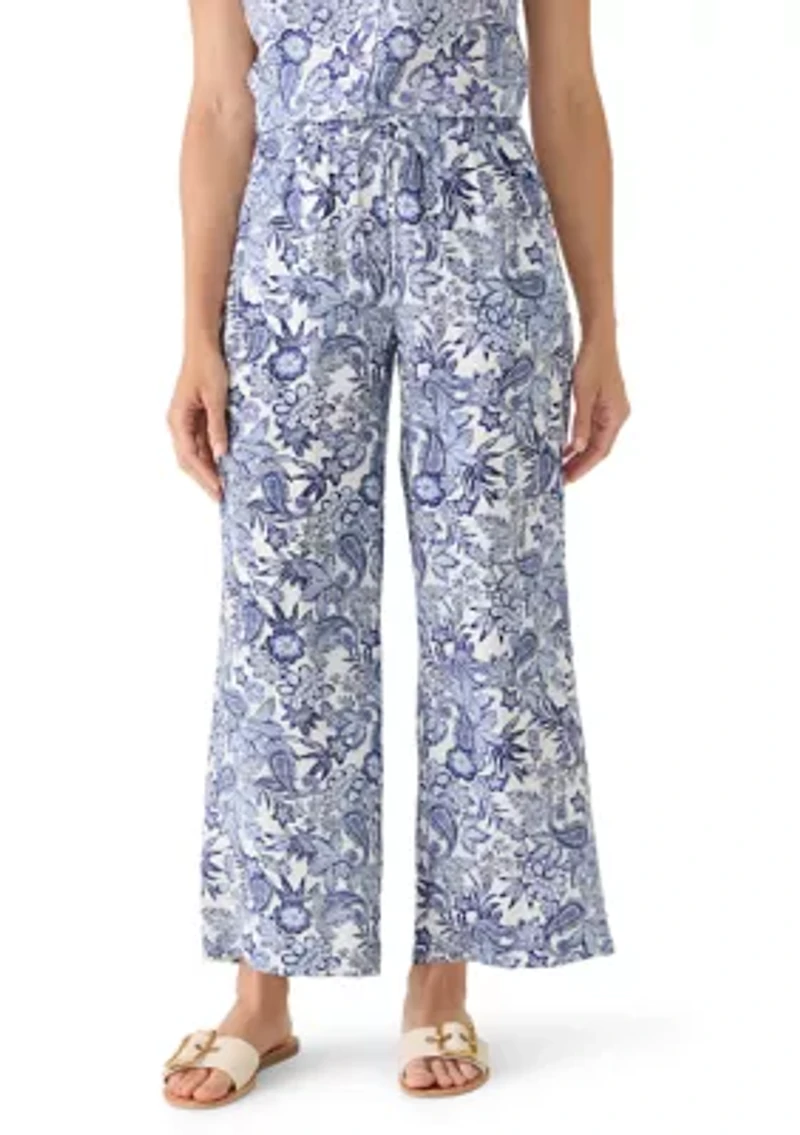 Petite Long Printed Pants