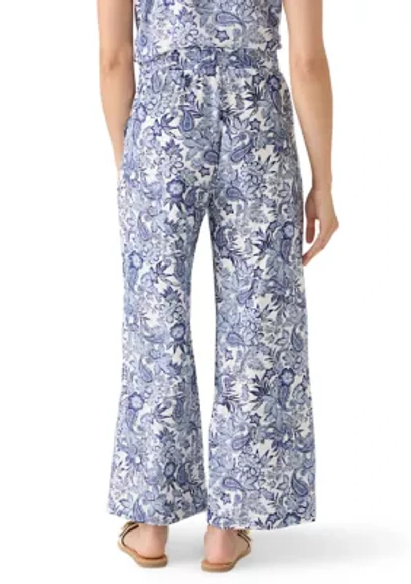 Petite Long Printed Pants