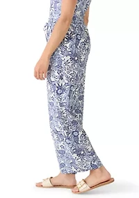 Petite Long Printed Pants