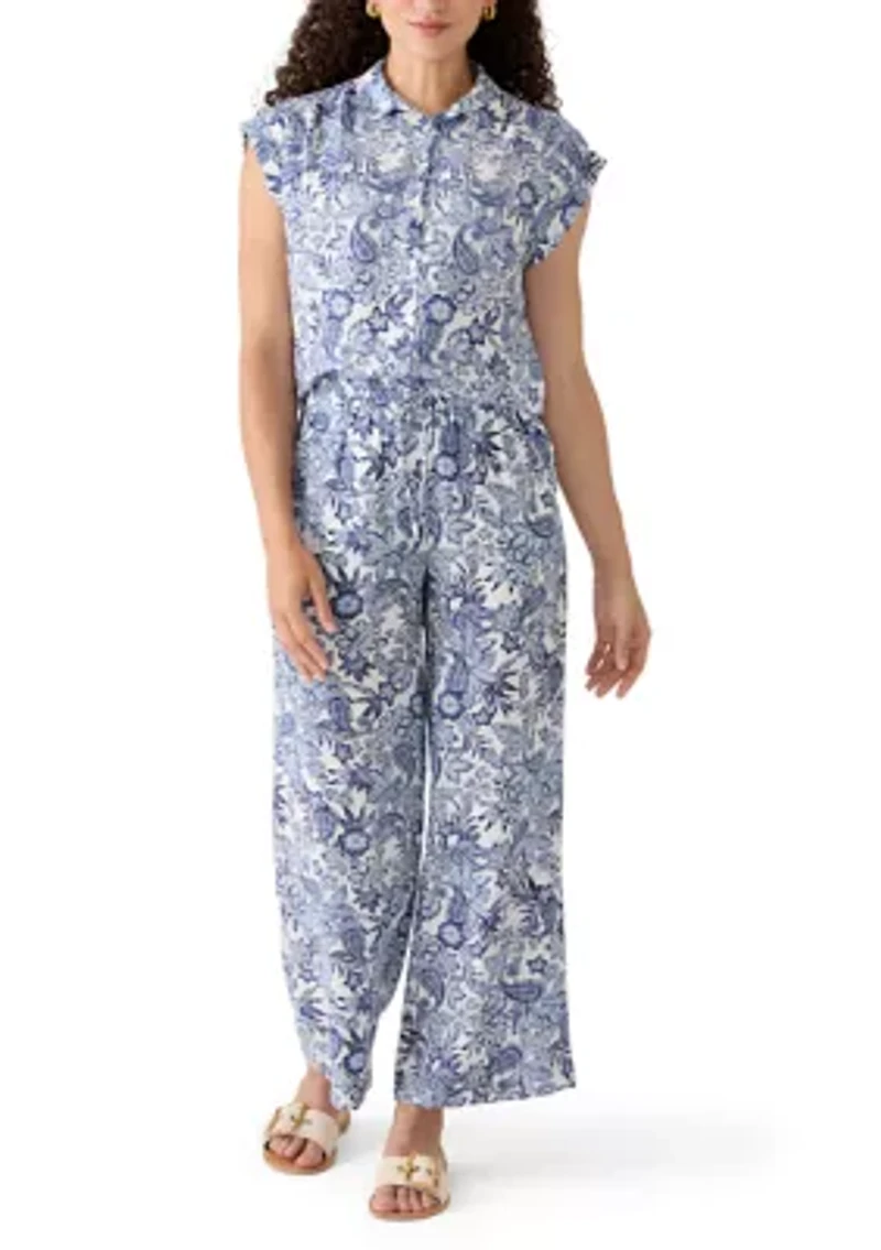 Petite Long Printed Pants