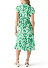 Petite Flutter Sleeve Dress