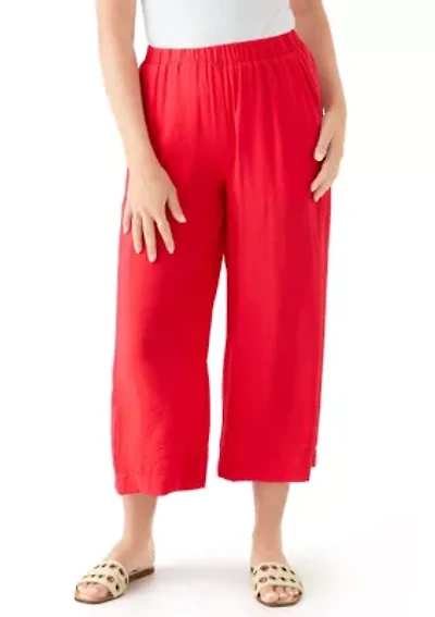 Petite Cropped Pants