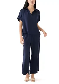 Petite Washer Woven Pants