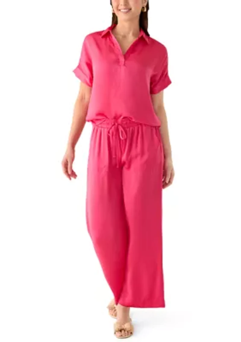 Petite Washer Woven Pants