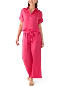 Petite Washer Woven Pants