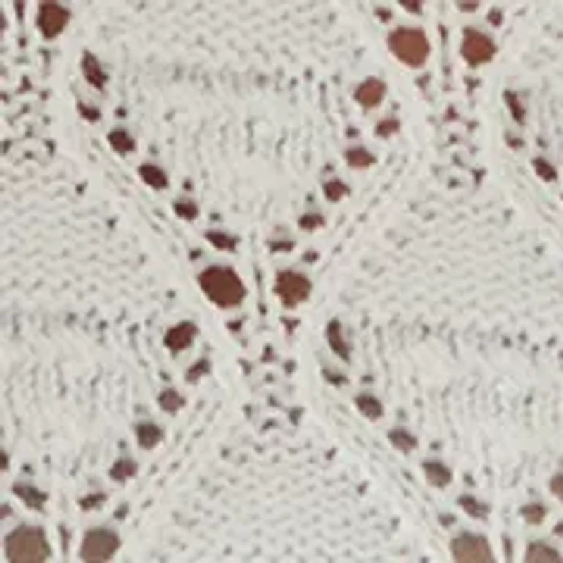 Petite Lounge Pointelle Tipped Pullover Sweater