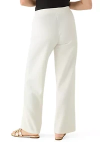 Petite Lounge Wide Leg Pants