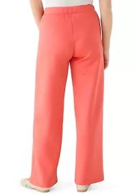 Petite Lounge Wide Leg Pants