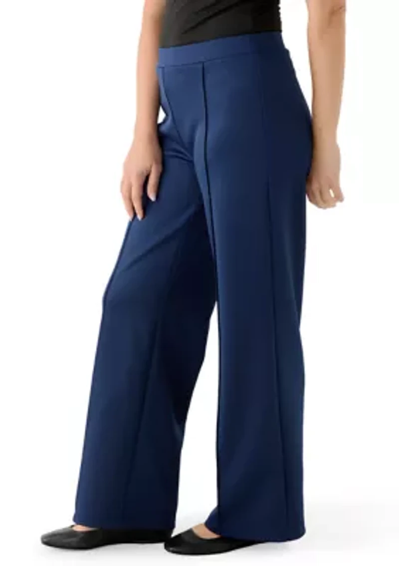 Petite Lounge Wide Leg Pants