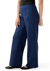 Petite Lounge Wide Leg Pants