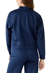 Petite Printed Bomber Jacket