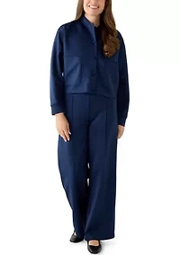 Petite Printed Bomber Jacket