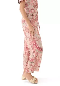 Petite Fever Washer Woven Pants