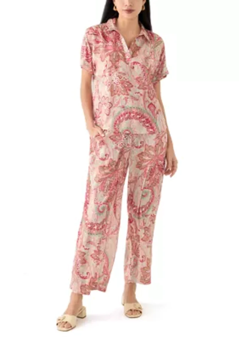 Petite Fever Washer Woven Pants