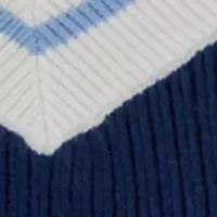 Petite Tipped Varsity Sweater