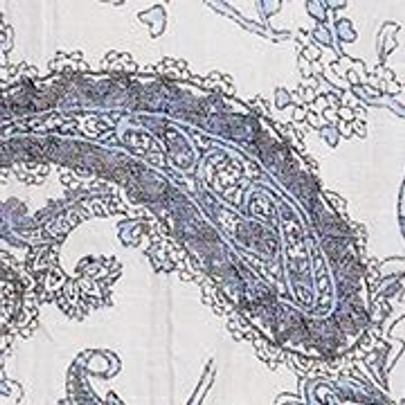 Petite Short Sleeve Printed Peasant Top