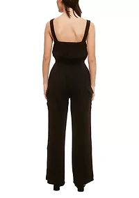 Petite Sleeveless Jumpsuit