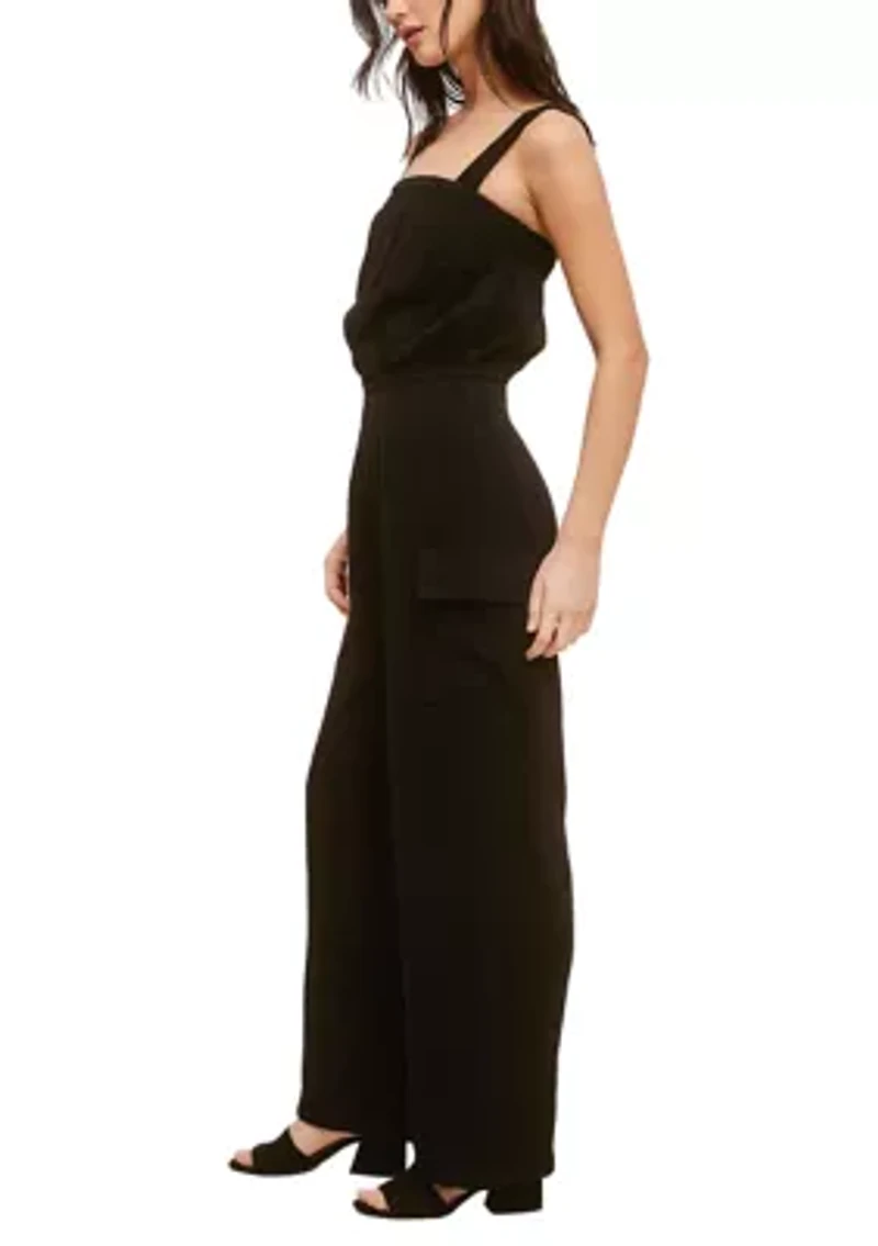 Petite Sleeveless Jumpsuit