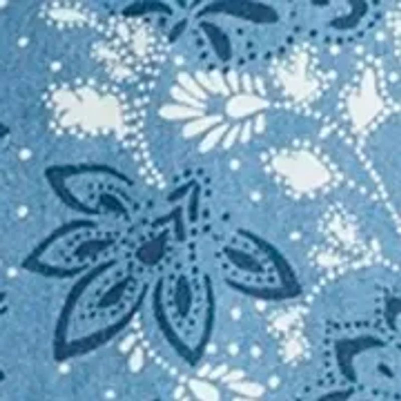 Plus Printed Peasant Top