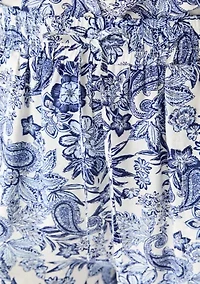 Plus Printed Pants