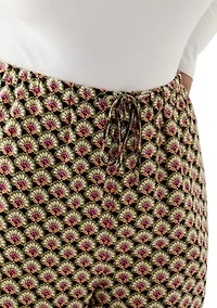 Women's Plus Pull On Printed Pants