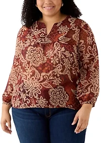 Women's Printed Woven Blouse