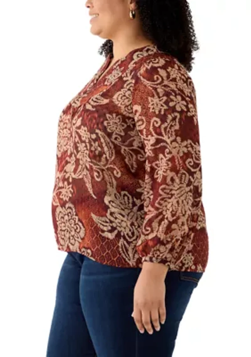 Women's Printed Woven Blouse