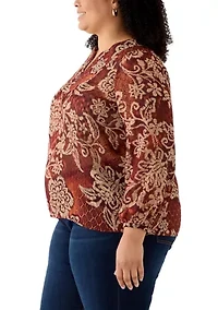 Women's Printed Woven Blouse