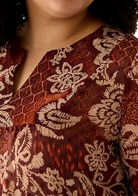 Women's Printed Woven Blouse