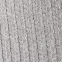 Plus Crew Neck Hatchi Ribbed Knit Top