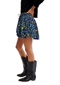 FP One Third Charm Printed Mini Skirt