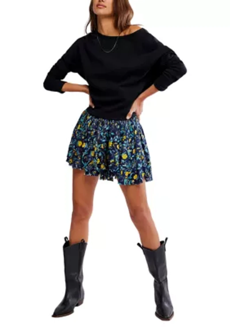 FP One Third Charm Printed Mini Skirt