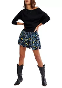 FP One Third Charm Printed Mini Skirt