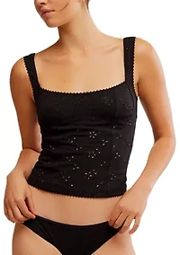 Full Bloom Eyelet Cami
