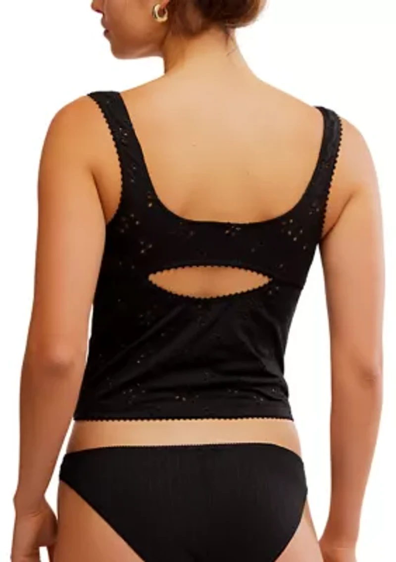 Full Bloom Eyelet Cami