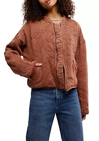 Rose Zip-Up Sweatshirt