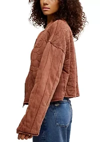 Rose Zip-Up Sweatshirt